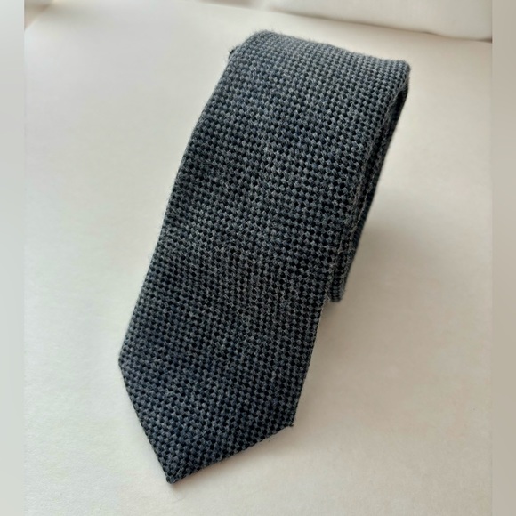 Class Club Gold Label wool grey black tie - Picture 4 of 4